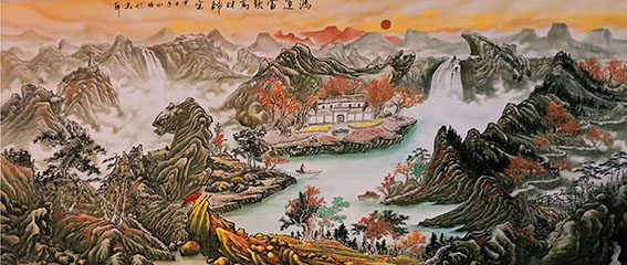 王水胜作品12《鸿运当头 万财归宗》